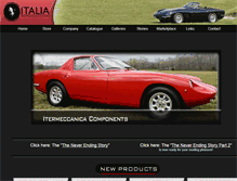 Tablet Screenshot of italiareproductions.com